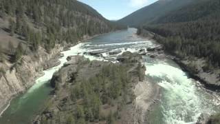 Kootenai River Falls amp Swinging Bridge  Troy Montana [upl. by Ameen]