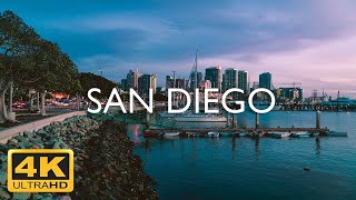 San Diego California  USA 🇺🇸  4K Drone Footage [upl. by Mussman]