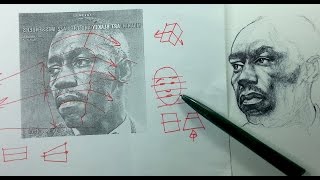 Ballpoint Pen Portrait Drawing Demo amp Tips [upl. by Kellene]