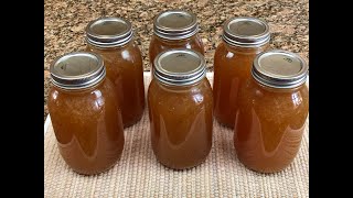 Pressure Canning Chicken Bone Broth [upl. by Nelsen]