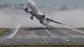 Scary Plane Crosswind Landings Compilation [upl. by Annyrb366]