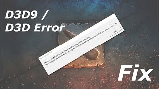 Dota 2 Failed to reset D3D9  Unable to use D3D Fix [upl. by Rochester693]