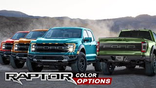 2022 Ford F150 Raptor  Colors Configurator based on 2021 F150 Color Options [upl. by Oicirbaf]