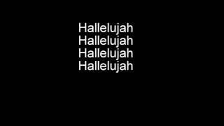 Alexandra Burke Hallelujah lyrics [upl. by Airottiv]