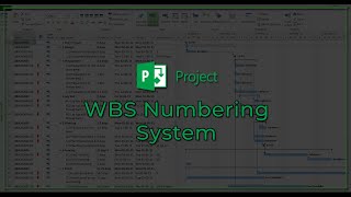 WBS Numbering System  Microsoft Project Professional Tutorial [upl. by Zilevi]