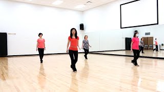 Whiskey and Rain  Line Dance Dance amp Teach in English amp 中文 [upl. by Schechinger]