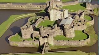 Castle Caernarfon Conwy Harlech and Caerphilly [upl. by Einnal]