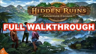 Adventure Escape Hidden Ruins  Full Walkthrough HD [upl. by Lesak116]