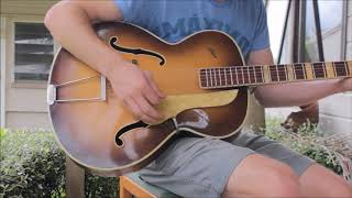 Vintage Hofner 456 Archtop Guitar [upl. by Sipple]