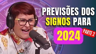 PREVISÕES DOS SIGNOS PARA 2024  Márcia Sensitiva Parte 2 [upl. by Esikram415]