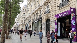 Champs Élysées avenue Paris France [upl. by Chien]