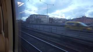 Sweden train ride from Stockholm Södra to Central Station [upl. by Uphemia396]