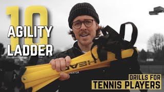 10 Agility Ladder Drills For Tennis Players [upl. by Ishmul177]