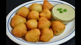 mysore bonda recipevery simple mysore bajji recipe at homesouth indian breakfast [upl. by Harifaz]