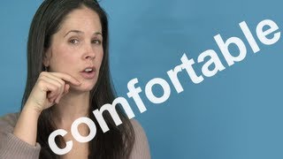 How to Pronounce COMFORTABLE  AMERICAN ENGLISH PRONUNCIATION [upl. by Armond]