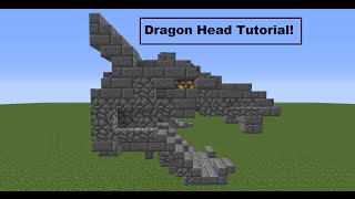 Minecraft Dragon Head Tutorial [upl. by Cailean139]