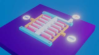 Accelerometer  Capacitor  How it work 3D animation [upl. by Bozovich930]