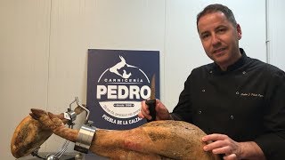 Cómo cortar jamón para casa Apertura del Jamón y limpieza parcial [upl. by Duma506]