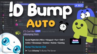 How to set Auto Bump Messages to Grow Your Discord Server Fast Carl bot Autofeed For Disboard Nitro [upl. by Vescuso]