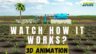 Drip Irrigation System  How It Works  Layout Animation [upl. by Formica91]