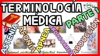 TERMINOLOGÍA MÉDICA  GuiaMed [upl. by Anne421]