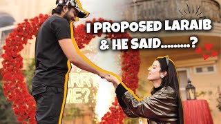 I Proposed Laraib and He Said  ZARAIB  Laraib Khalid  Zarnab Fatima [upl. by Prudy150]