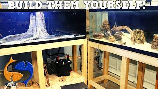 DIY Fish Tank Racks For Large Aquariums Easiest And Strongest Aquarium Stands [upl. by Tony]