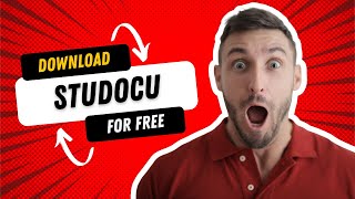 HOW TO DOWNLOAD STUDOCU FREE [upl. by Radnaskela]