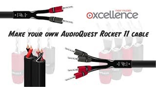 Make your own AudioQuest Rocket 11 speaker cable [upl. by Celestia]