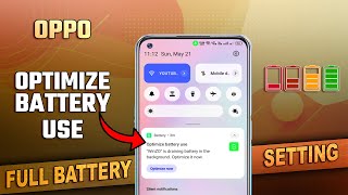 Optimize Battery Use🪫Oppo Mobile🔋Settings [upl. by Arel]