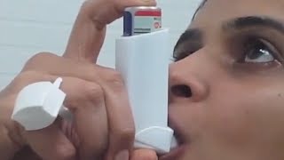 How to use Metered dose inhaler ProAir  Ventolin [upl. by Ymmot]