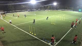 Fussballtraining Warm up mit Verschiebebewegung [upl. by Abbottson]