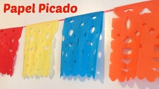 How to Make Papel Picado Mexican Streamers [upl. by Sebbie]