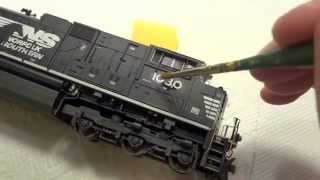 How To Renumber a Factory Painted Locomotive [upl. by Ecinom]