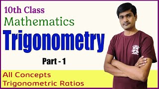 Trigonometry I Part  1 I 10th Class Maths I Important Concepts I Ramesh Sir Maths Class [upl. by Rafael667]