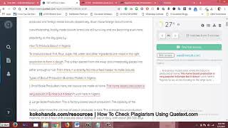 How To Check Plagiarism Using Quetextcom [upl. by Sirovat583]