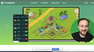 CropBytes Virtual Farming  GrowYourBase [upl. by Anoyet]