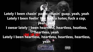 YFN Lucci  Heartless Lyrics [upl. by Hollander]