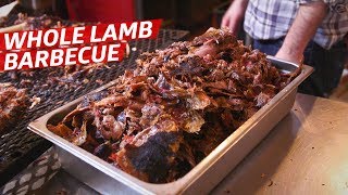 Testing North Carolina Barbecue Techniques on a Whole Lamb — Prime Time [upl. by Eirac]