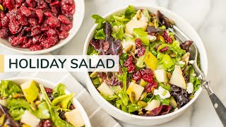 MY GOTO HOLIDAY SALAD  easy winter salad recipe [upl. by Ontine]