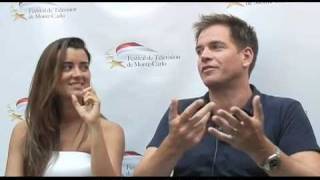 Michael Weatherly amp Cote de Pablo NCIS  Interview [upl. by Aicala538]