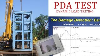 PDA Test  Dynamic Load Testing [upl. by Harlie]