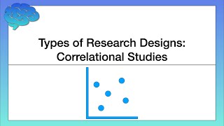 Types of Research Designs – Correlational Studies [upl. by Slin]