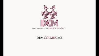 Diccionario del español de México DEM [upl. by Dodge]