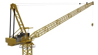 BIMserviceLuffing Jib Crane Liebherr 357 HCL 1832 eng [upl. by Jake]