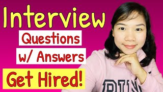 Sample INTERVIEW Questions for Teachers Teacher Interview Tips  Alissa Lifestyle Vlog [upl. by Sardella723]