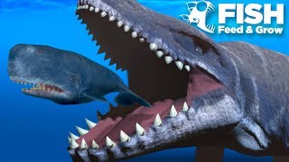 PLAYING AS THE MOSASAUR  Fish Feed Grow [upl. by Michelina543]