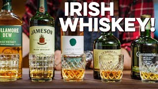 Tasting amp Ranking 5 Irish Whiskeys  How to Drink [upl. by Feldt]