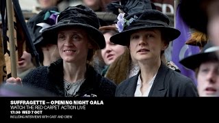 Suffragette Live from the BFI London Film Festival  BFI [upl. by Turoff]