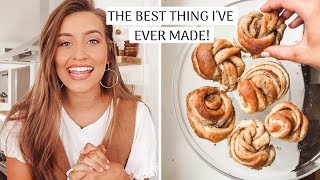 I MADE SWEDISH CARDAMOM BUNS  Kristins Kitchen [upl. by Ahsuatan]